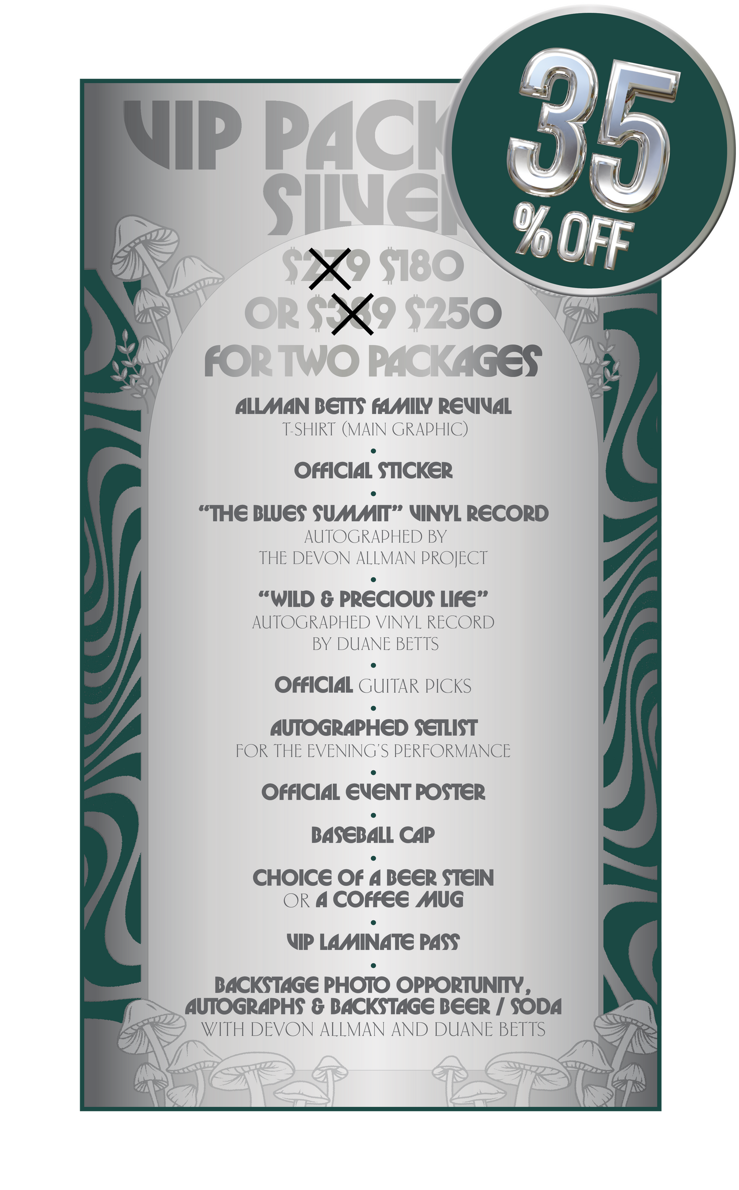 Allman Betts Family Revival - VIP Packages - 11/29/25 - St. Louis, MO - The Factory