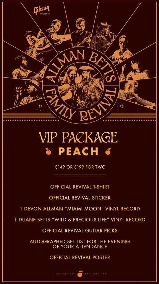 Allman Betts Family Revival - VIP Packages - 11/30/24 - St. Charles, IL - The Arcada Theater